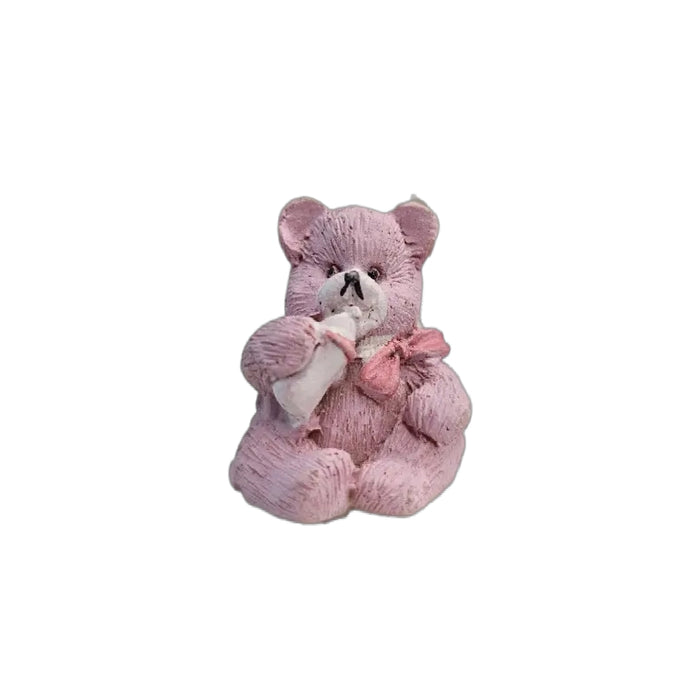 Mini 3D Vintage Bear with Bottle (10 pcs)