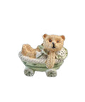 Vintage Mini Bear Carriage Decor