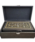 Ornamented Velvet Box with Lock