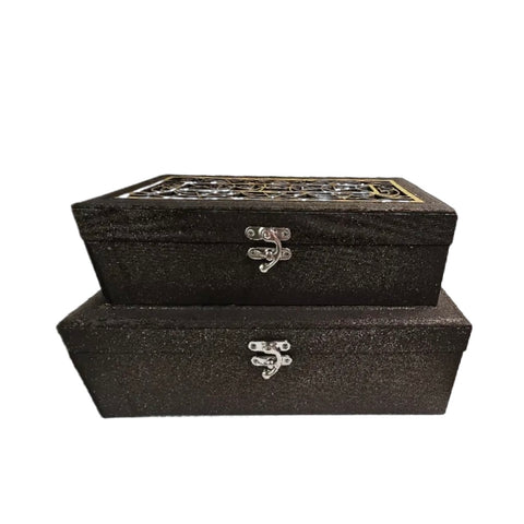 Ornamented Box with Lock