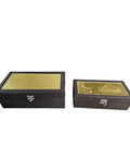 Ramadan Kareem Velvet Box with Lock for Decor