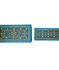 Ornamented Velvet Box with Lock for Gifts & Decor
