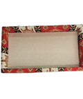 Upholstered Tray – Elegant Cultural Serving Decor