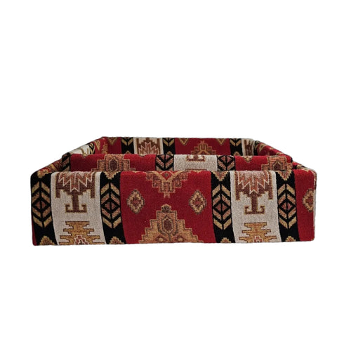 Cultural Upholstered Tray
