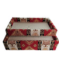 Elevated Tray – Upholstered Cultural Home Decor