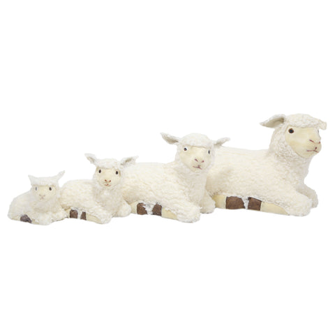 Sitting Sheep Figurine