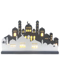 Illuminated Andalusia Mosque Skyline  Elegant Ramadan Décor