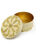 Golden round gift box  for eid gifts