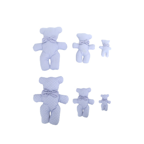 Pastel Abstract Bear Plush