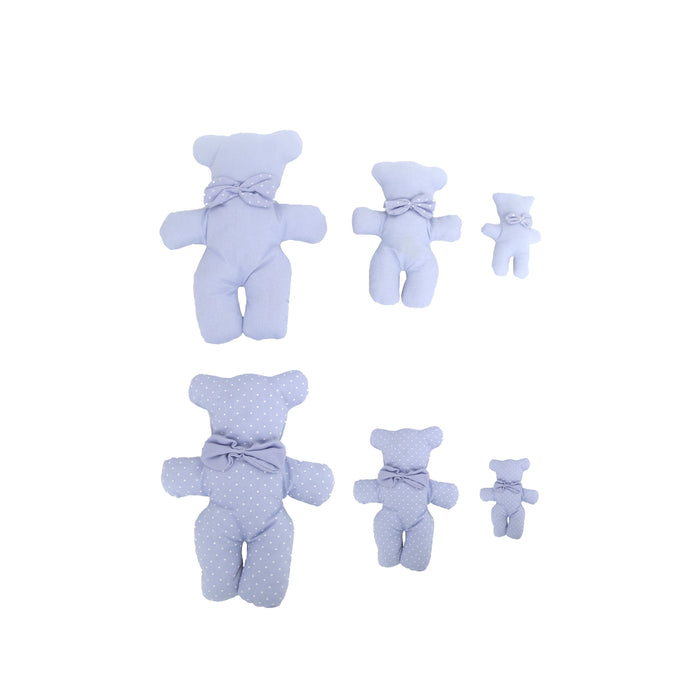 Pastel Abstract Bear Plush