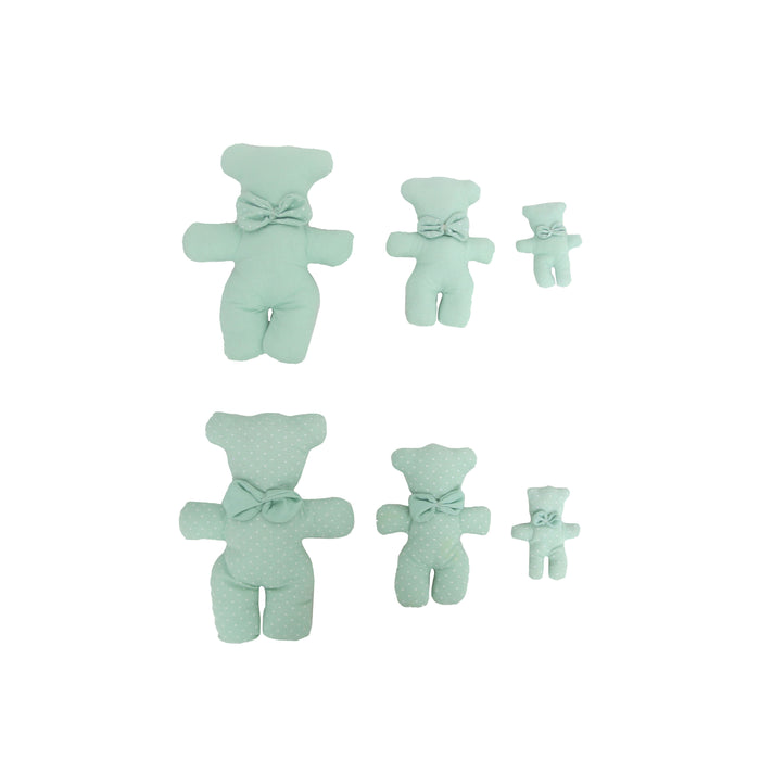 Pastel Abstract Bear Plush