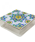  Glass Bowl with Tile Lid for Ramadan Décor