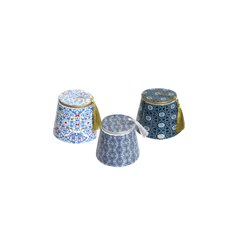 Tarboosh Jar In Mediterranean Patterns