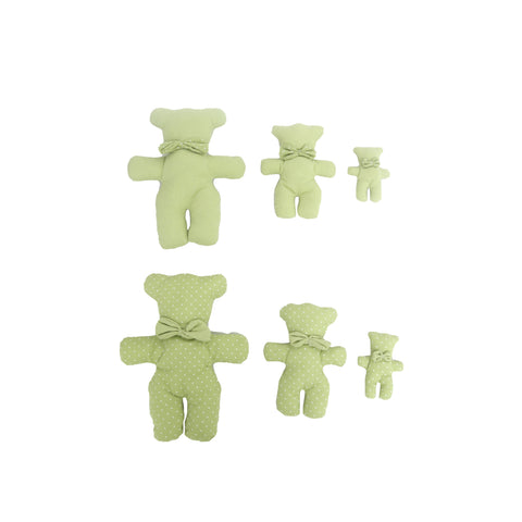 Pastel Abstract Bear Plush