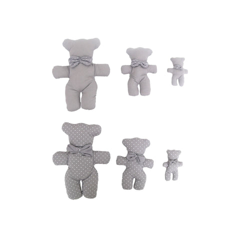 Pastel Abstract Bear Plush