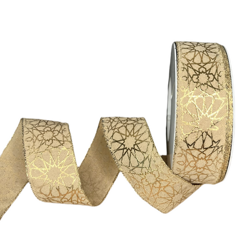 Arabesque Printed Ribbon 25 m Roll