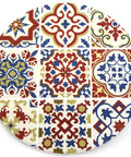Decorative tile pattern Lid OF glass box
