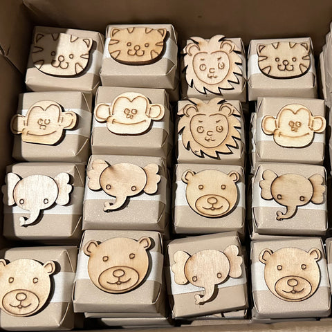 Safari Animals Accessories (10 pcs)