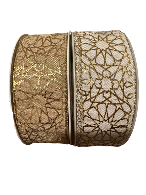 Arabesque Printed Ribbon 25 m Roll