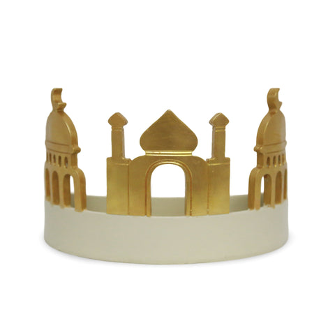 Jali Mosque Silhouette Crescent Bowl