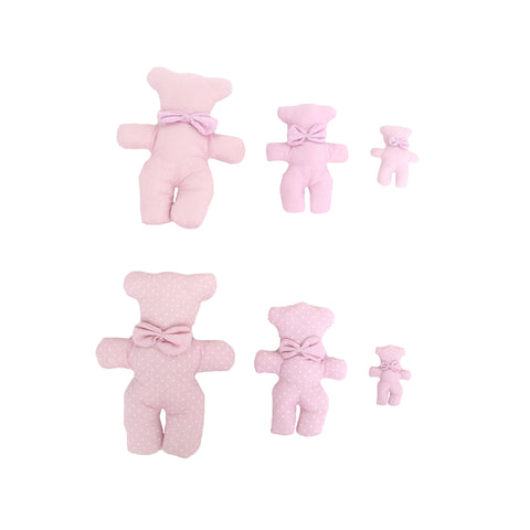 Pastel Abstract Bear Plush