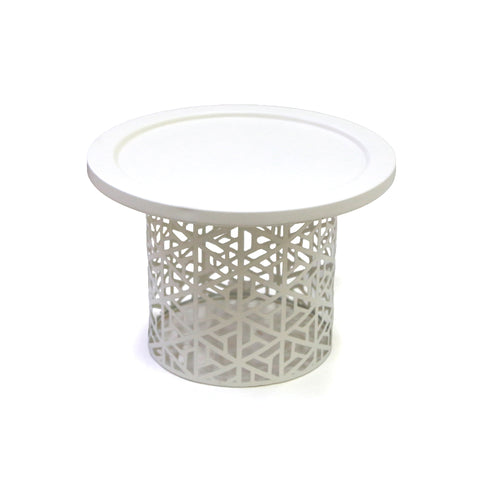 Sahara Serving Stand with Geometric Islamic Pattern Base