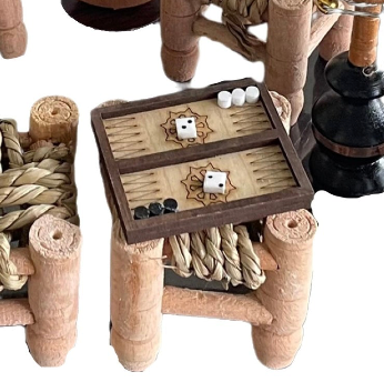 The Mini Hangout Backgammon Board