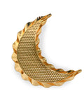 Hammered Crescent Moon Tray Ramadan Decor