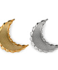 Hammered Crescent Moon Tray  Ramadan Decor 
