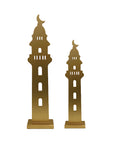 Wooden Ramadan Minaret Tower Decor