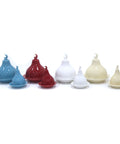 Minimalist ceramic serve dome canister with plain finish – versatile Arabic decor for elegant serving and storage.