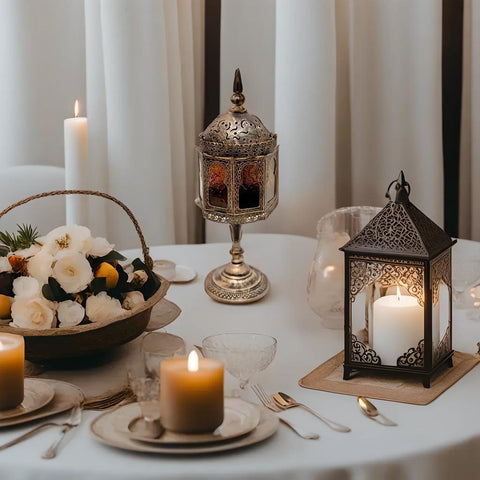 Colored Glass Lantern