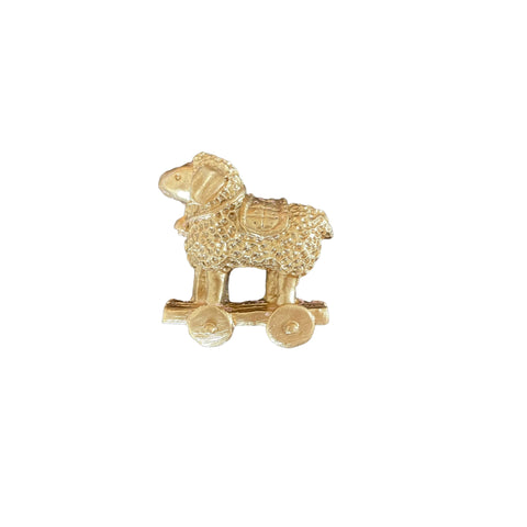 Mini Resin Golden Sheep