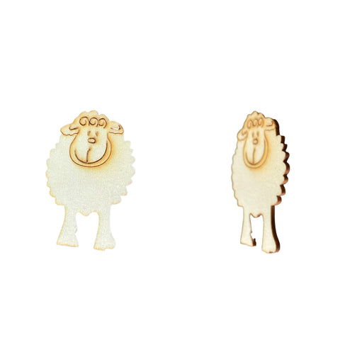 Sheep Wooden Motif