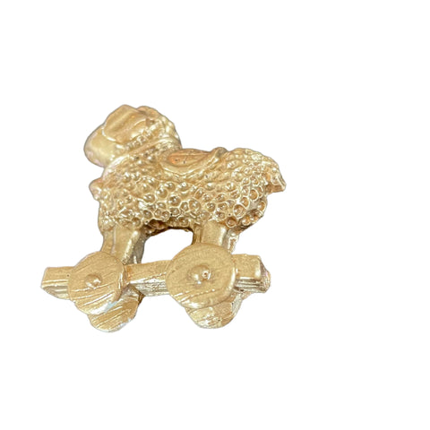 Mini Resin Golden Sheep