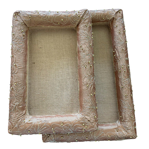 Rectangular Handmade Embroidery Tray