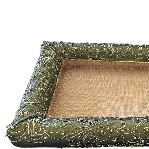 Rectangular Handmade Embroidery Tray
