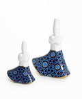 Porcelain Dervish Figurine for Pasha Pattern Decor Accent