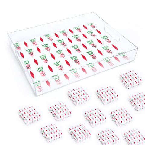 Arabic Coffee Pattern Tray