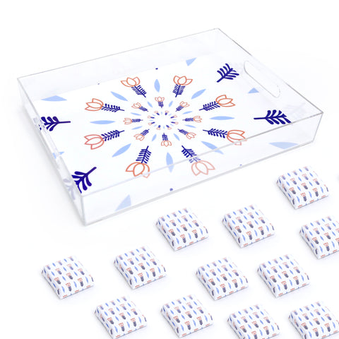 Arabic Coffee Pattern Tray