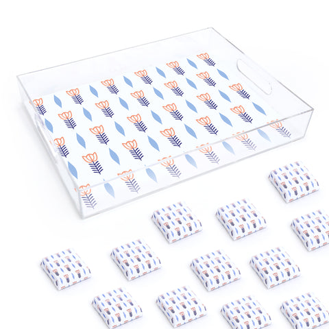 Arabic Coffee Pattern Tray