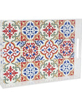 Modern Acrylic Serving Plexiglass Tray 