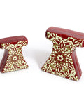 Patterned Kaftan Canister for Baroque Porcelain Design