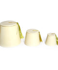 Porcelain fez-shaped canister with classic tarboush design – traditional Arabic décor with timeless elegance.