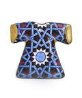 Mini porcelain accessory with kaftan motif – elegant Mediterranean Arabic décor in miniature form.