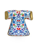Mini porcelain accessory with kaftan motif – elegant Mediterranean Arabic décor in miniature form.