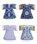 Mini porcelain accessory with kaftan motif – elegant Mediterranean Arabic décor in miniature form.