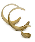 gold coloured Crescent Moon Candy Bow