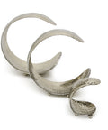 silver coloured Crescent Moon Candy Bow
