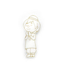 Mini Wooden Praying Boy Motifs